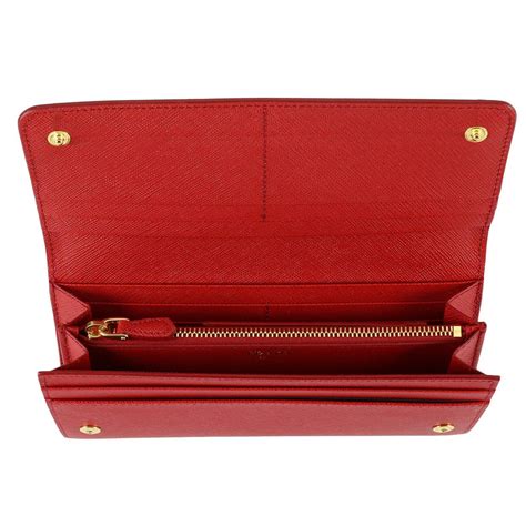 prada milano wallet red|Prada wallet black woman.